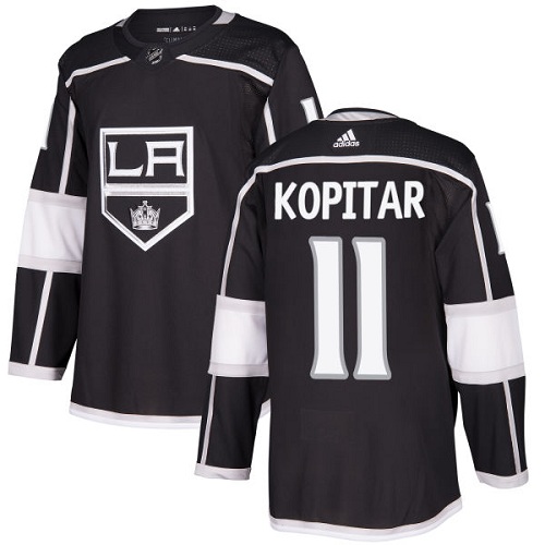 Adidas Men Los Angeles Kings #11 Anze Kopitar Black Home Authentic Stitched NHL Jersey->los angeles kings->NHL Jersey